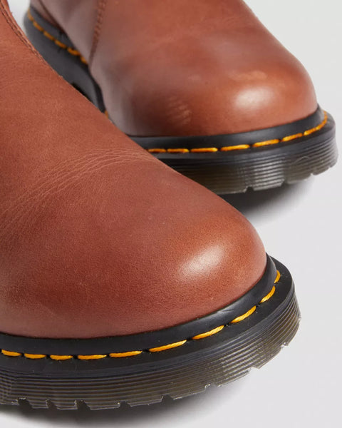 Doc Martens 2976 Women's LEONORE FAUX FUR-LINED CHELSEA BOOTS (TAN