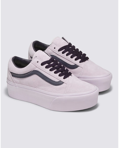 Vans old top skool platform suede