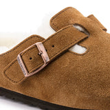 BIRKENSTOCK Women's Boston Shearling (Mink - Narrow Fit)