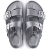 Birkenstock UNISEX Arizona Essentials EVA (Metallic Silver - Regular Fit)
