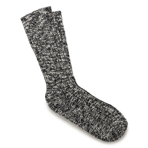Birkenstock Women's Cotton Slub Socks (Black/Gray)