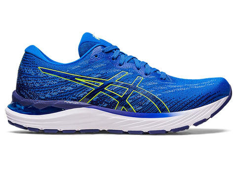 ASICS Men's GEL-STRATUS 3 KNIT (Electric Blue/Safety Yellow)
