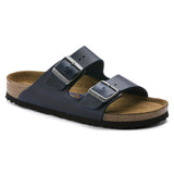 BIRKENSTOCK Women's Arizona Soft Footbed Oiled Leather (Blue - Narrow fit)