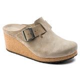 Birkenstock Women's Fanny Suede Leather (Taupe - Narrow Fit)