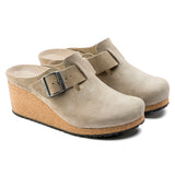 Birkenstock Women's Fanny Suede Leather (Taupe - Narrow Fit)