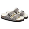 BIRKENSTOCK UNISEX Arizona Shearling Suede Leather (Stone Coin - Narrow Fit)