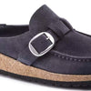 Birkenstock Women's Buckley  Suede Leather (Navy - Narrow Fit)