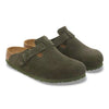 Birkenstock UNISEX Boston Suede Leather (Thyme - Narrow Fit)