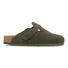Birkenstock UNISEX Boston Suede Leather (Thyme - Narrow Fit)