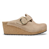 BIRKENSTOCK Women's Fanny Ring-Buckle Suede Leather (Warm Sand)