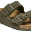 BIRKENSTOCK Men's Arizona Suede Leather (Thyme - Regular Fit)