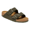BIRKENSTOCK Men's Arizona Suede Leather (Thyme - Regular Fit)