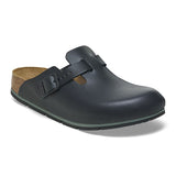 BIRKENSTOCK Men's Boston Pro Leather (Black - Regular Fit)