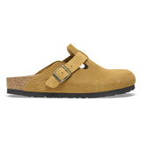 BIRKENSTOCK Women's Boston Suede Embossed (Cork Brown - Narrow Fit)