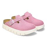 Birkenstock Women's Boston Chunky Suede Leather (Candy Pink)