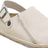 Birkenstock UNISEX Lutry Premium Suede  Suede Leather (Eggshell - Regular Fit)
