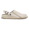 Birkenstock UNISEX Lutry Premium Suede  Suede Leather (Eggshell - Regular Fit)