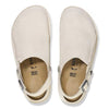Birkenstock UNISEX Lutry Premium Suede  Suede Leather (Eggshell - Regular Fit)