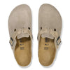 Birkenstock Women's Boston Braided Suede Leather (Taupe - Narrow)