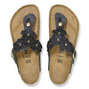 Birkenstock Women's Gizeh Flowers (Black - Regular Fit)