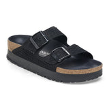 Birkenstock Women's Arizona Flex Platform Synthetics (Black)