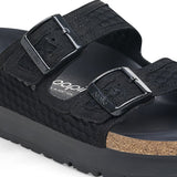 Birkenstock Women's Arizona Flex Platform Synthetics (Black)