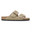 BIRKENSTOCK Women's Arizona Shearling Suede Leather (Taupe - Narrow Fit)