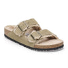 BIRKENSTOCK Women's Arizona Shearling Suede Leather (Taupe - Narrow Fit)