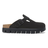 BIRKENSTOCK Women's Boston Chunky Suede Leather (Black/Black)