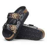 BIRKENSTOCK Women's Arizona Flex Platform Nylon (Brocade Black)