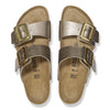 Birkenstock Women's Sydney Luxe Buckle Birko-Flor (Graceful Taupe - Narrow Fit)