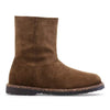 Birkenstock Women's Uppsala Zip Shearling Suede Leather (Dark Tea - Regular Fit)