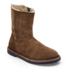 Birkenstock Women's Uppsala Zip Shearling Suede Leather (Dark Tea - Regular Fit)