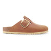 Birkenstock Women's Boston Big Buckle Oiled Leather (Cognac - Narrow)