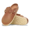 Birkenstock Women's Boston Big Buckle Oiled Leather (Cognac - Narrow)