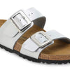 BIRKENSTOCK Women's Sydney Luxe Buckle Birko-Flor (Silver)