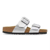 BIRKENSTOCK Women's Sydney Luxe Buckle Birko-Flor (Silver)