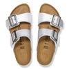 BIRKENSTOCK Women's Sydney Luxe Buckle Birko-Flor (Silver)