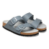 Birkenstock Women's Arizona  Birko-Flor (Basalt Grey/Pure Sage -  Narrow Fit)