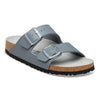 Birkenstock Women's Arizona  Birko-Flor (Basalt Grey/Pure Sage -  Narrow Fit)