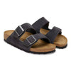 Birkenstock Women's Arizona Suede Leather (Charcoal - Narrow Fit)