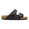 Birkenstock Women's Arizona Suede Leather (Charcoal - Narrow Fit)