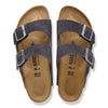 Birkenstock Women's Arizona Suede Leather (Charcoal - Narrow Fit)