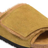 Birkenstock UNISEX Solana Shearling Suede Leather (Cork Brown - Regular Fit)