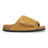 Birkenstock UNISEX Solana Shearling Suede Leather (Cork Brown - Regular Fit)