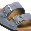 BIRKENSTOCK UNISEX Arizona Suede Leather (Stone Blue - Narrow Fit)