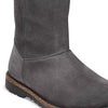 Birkenstock Women's Uppsala Zip Shearling Suede Leather (Charcoal - Regular Fit)