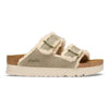 Birkenstock Women's Arizona Flex Platform Shearling (Taupe)