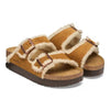 Birkenstock Women's Arizona Flex Platform Shearling (Black - Regular Fit)
