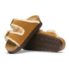 Birkenstock Women's Arizona Flex Platform Shearling (Black - Regular Fit)